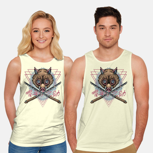 Raging Boar-Unisex-Basic-Tank-glitchygorilla