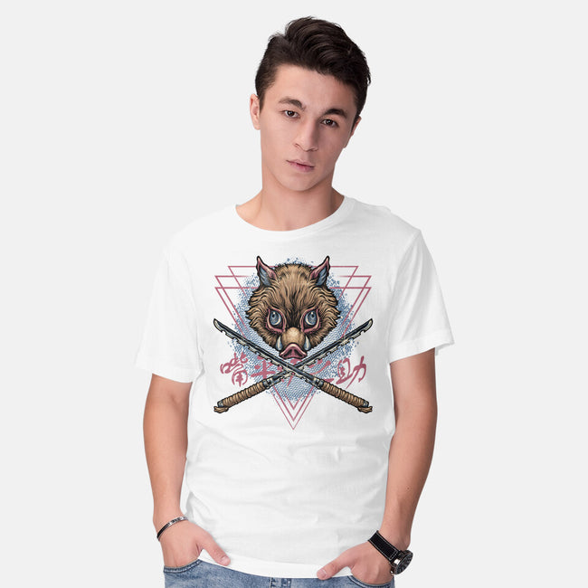 Raging Boar-Mens-Basic-Tee-glitchygorilla