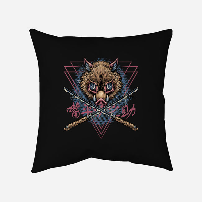 Raging Boar-None-Removable Cover w Insert-Throw Pillow-glitchygorilla