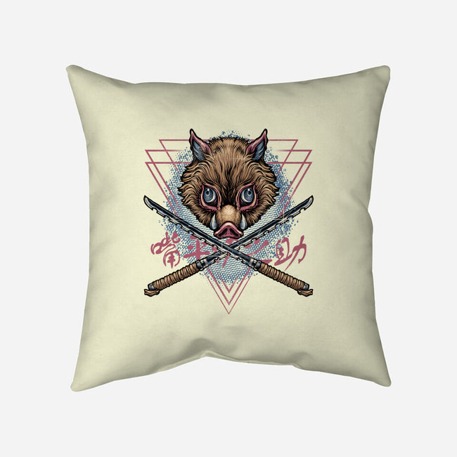 Raging Boar-None-Removable Cover w Insert-Throw Pillow-glitchygorilla