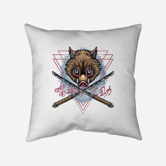 Raging Boar-None-Removable Cover w Insert-Throw Pillow-glitchygorilla