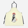 Doma Sumi-e-Unisex-Kitchen-Apron-Astrobot Invention