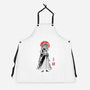 Doma Sumi-e-Unisex-Kitchen-Apron-Astrobot Invention