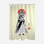 Doma Sumi-e-None-Polyester-Shower Curtain-Astrobot Invention