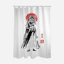 Doma Sumi-e-None-Polyester-Shower Curtain-Astrobot Invention