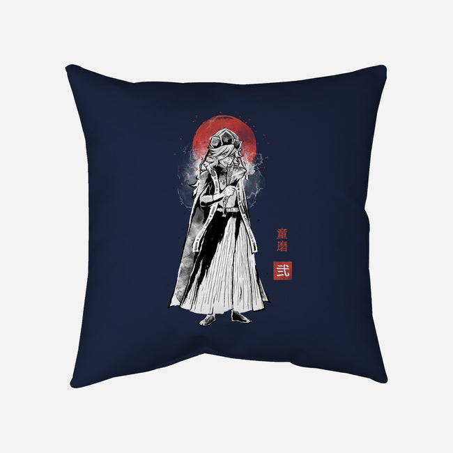 Doma Sumi-e-None-Removable Cover w Insert-Throw Pillow-Astrobot Invention