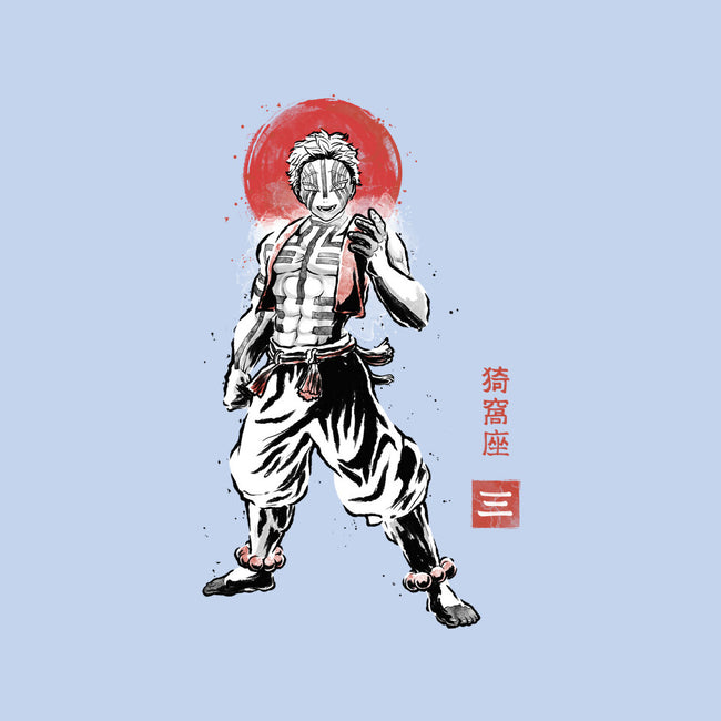 Akaza Sumi-e-None-Glossy-Sticker-Astrobot Invention