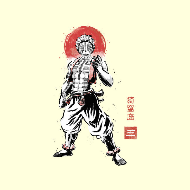 Akaza Sumi-e-None-Glossy-Sticker-Astrobot Invention