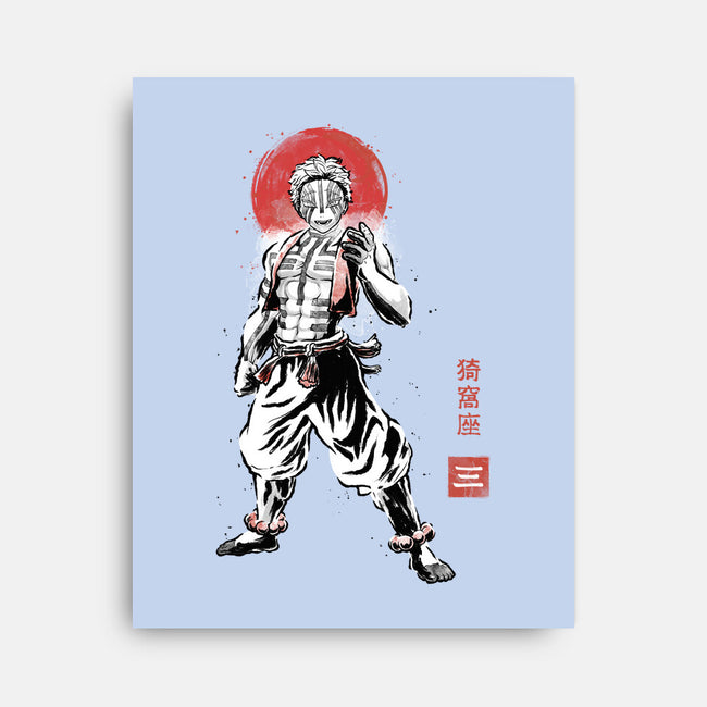 Akaza Sumi-e-None-Stretched-Canvas-Astrobot Invention