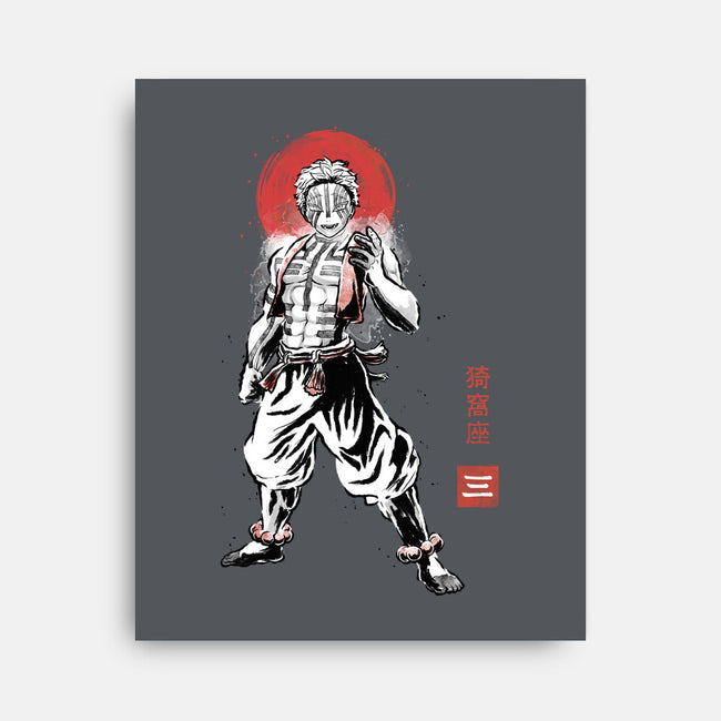 Akaza Sumi-e-None-Stretched-Canvas-Astrobot Invention