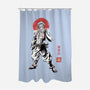 Akaza Sumi-e-None-Polyester-Shower Curtain-Astrobot Invention