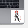 Akaza Sumi-e-None-Glossy-Sticker-Astrobot Invention