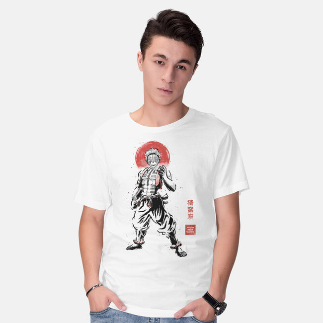 Akaza Sumi-e-Mens-Basic-Tee-Astrobot Invention