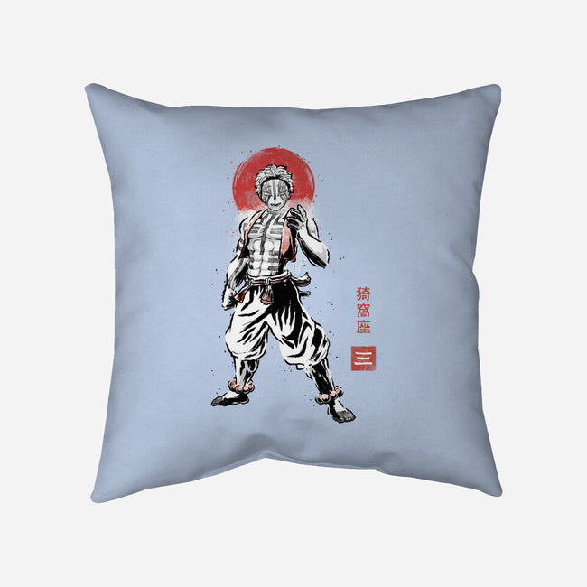 Akaza Sumi-e-None-Removable Cover w Insert-Throw Pillow-Astrobot Invention