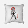 Akaza Sumi-e-None-Removable Cover w Insert-Throw Pillow-Astrobot Invention
