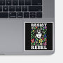 Resist Rebel-None-Glossy-Sticker-piercek26