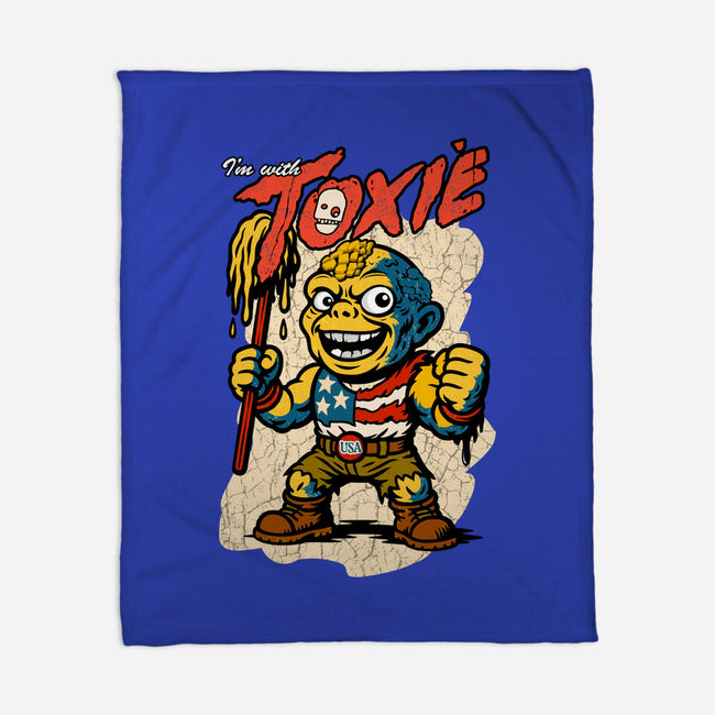 I’m With Toxie-None-Fleece-Blanket-palmstreet