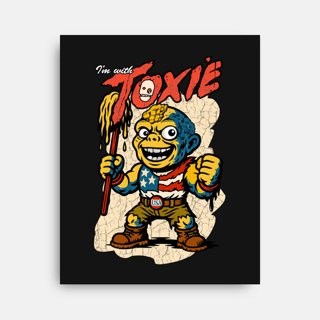 I’m With Toxie-None-Stretched-Canvas-palmstreet