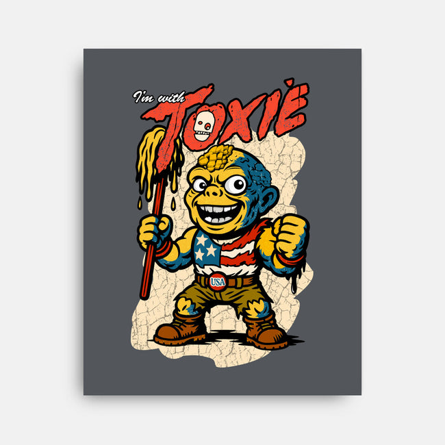 I’m With Toxie-None-Stretched-Canvas-palmstreet