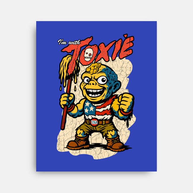 I’m With Toxie-None-Stretched-Canvas-palmstreet