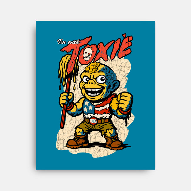 I’m With Toxie-None-Stretched-Canvas-palmstreet