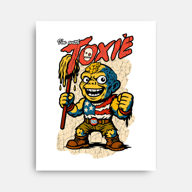 I’m With Toxie-None-Stretched-Canvas-palmstreet