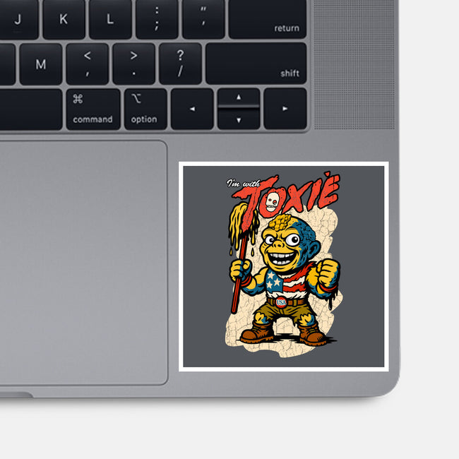 I’m With Toxie-None-Glossy-Sticker-palmstreet