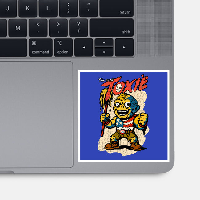 I’m With Toxie-None-Glossy-Sticker-palmstreet