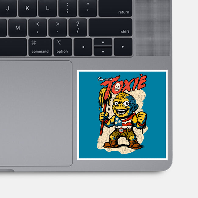 I’m With Toxie-None-Glossy-Sticker-palmstreet
