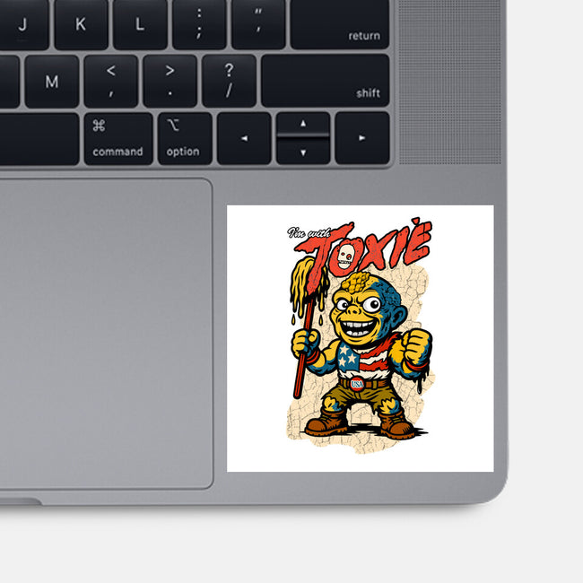 I’m With Toxie-None-Glossy-Sticker-palmstreet