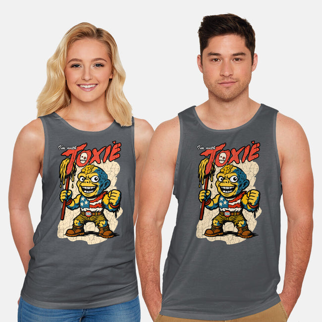 I’m With Toxie-Unisex-Basic-Tank-palmstreet