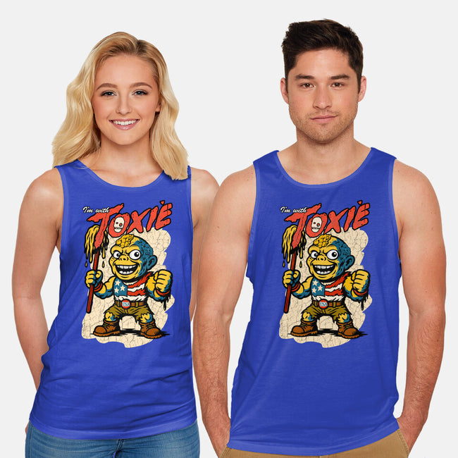 I’m With Toxie-Unisex-Basic-Tank-palmstreet