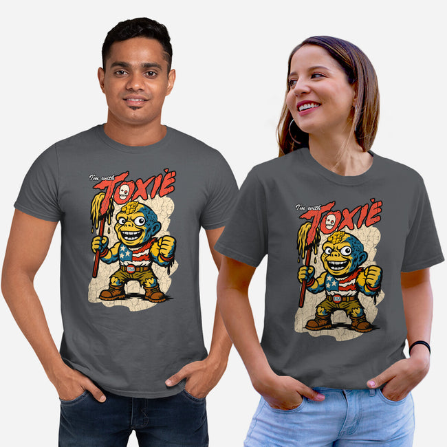 I’m With Toxie-Unisex-Basic-Tee-palmstreet