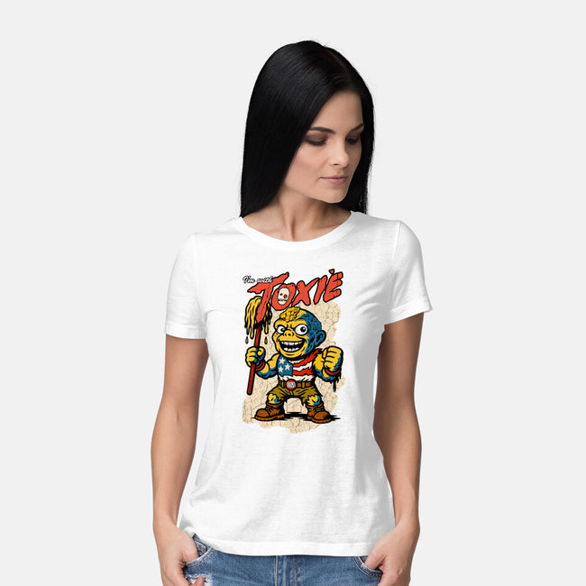 I’m With Toxie-Womens-Basic-Tee-palmstreet