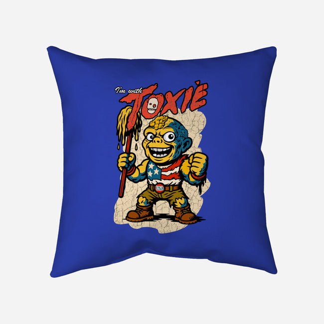 I’m With Toxie-None-Removable Cover w Insert-Throw Pillow-palmstreet
