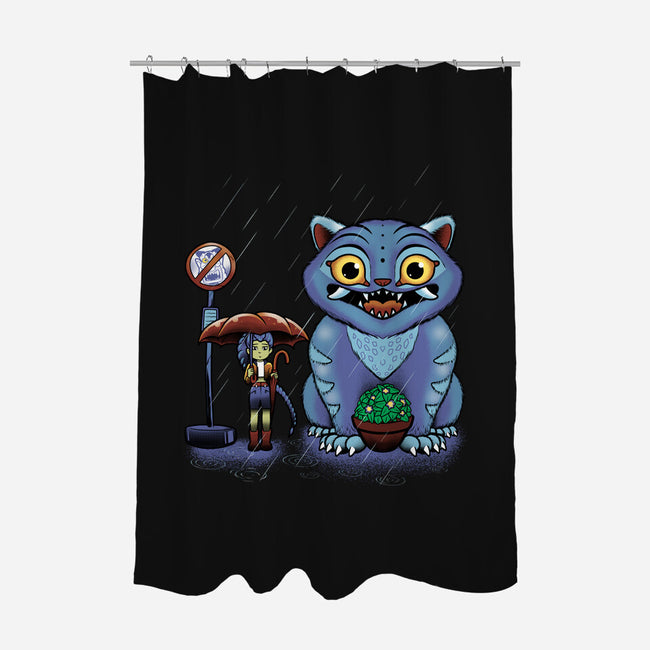 My Neighbor Derpy-None-Polyester-Shower Curtain-Astrobot Invention