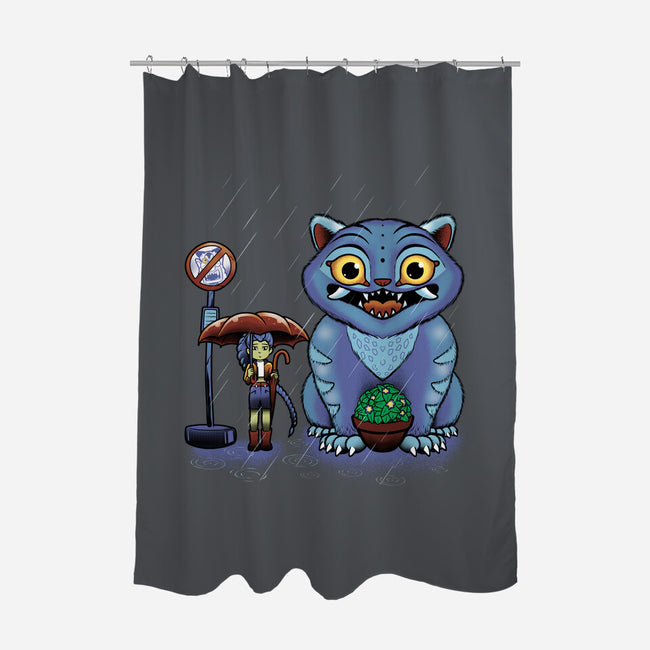 My Neighbor Derpy-None-Polyester-Shower Curtain-Astrobot Invention