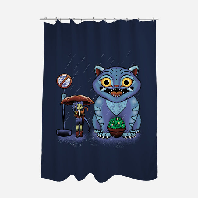 My Neighbor Derpy-None-Polyester-Shower Curtain-Astrobot Invention