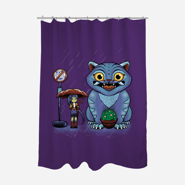 My Neighbor Derpy-None-Polyester-Shower Curtain-Astrobot Invention