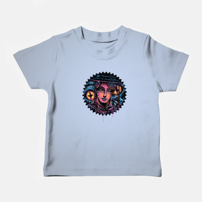 Rise From The Darkness-Baby-Basic-Tee-glitchygorilla