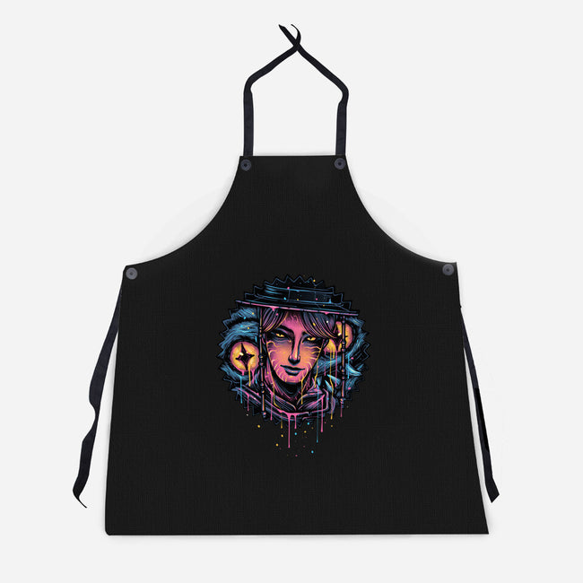 Rise From The Darkness-Unisex-Kitchen-Apron-glitchygorilla
