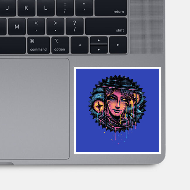 Rise From The Darkness-None-Glossy-Sticker-glitchygorilla