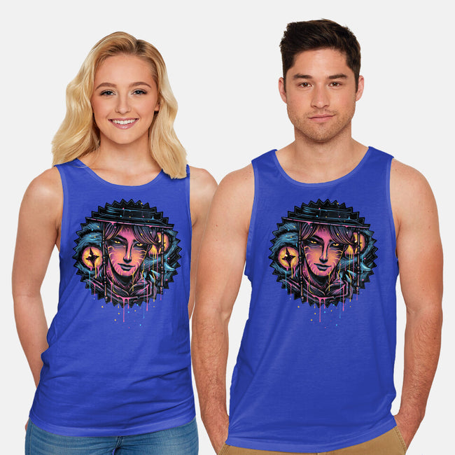 Rise From The Darkness-Unisex-Basic-Tank-glitchygorilla