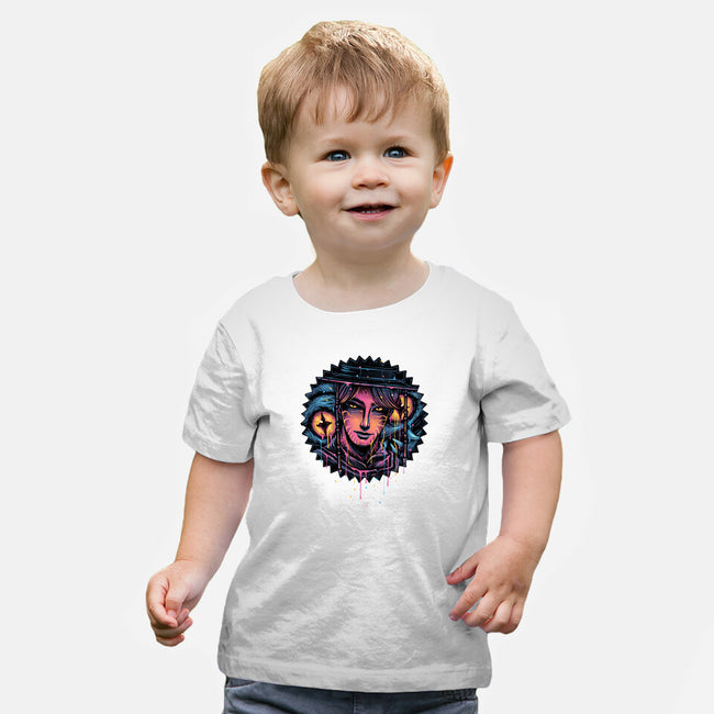 Rise From The Darkness-Baby-Basic-Tee-glitchygorilla
