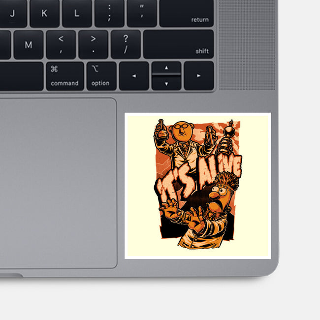 Puppet Science Horror-None-Glossy-Sticker-Studio Mootant