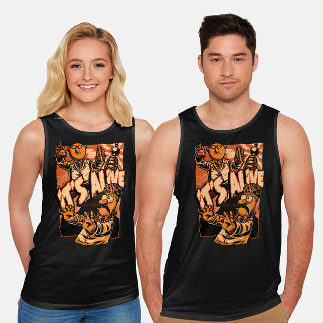 Puppet Science Horror-Unisex-Basic-Tank-Studio Mootant