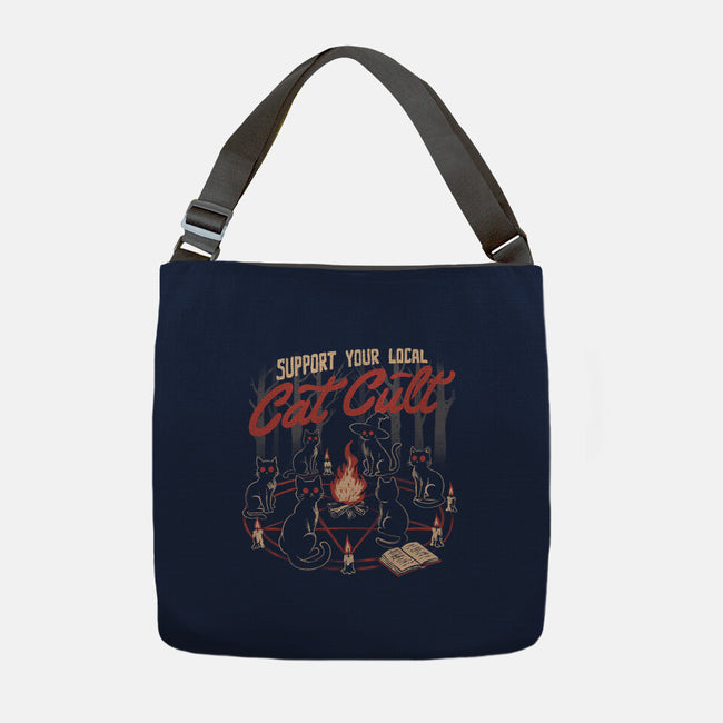 Support The Local Cat Cult-None-Adjustable Tote-Bag-eduely