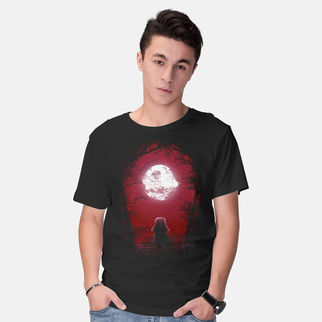 Negative Dark Side-Mens-Basic-Tee-Donnie