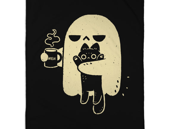 Cute Ghost Holding Cat