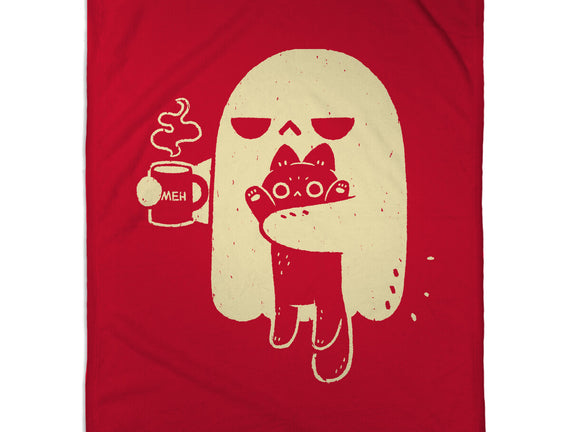 Cute Ghost Holding Cat